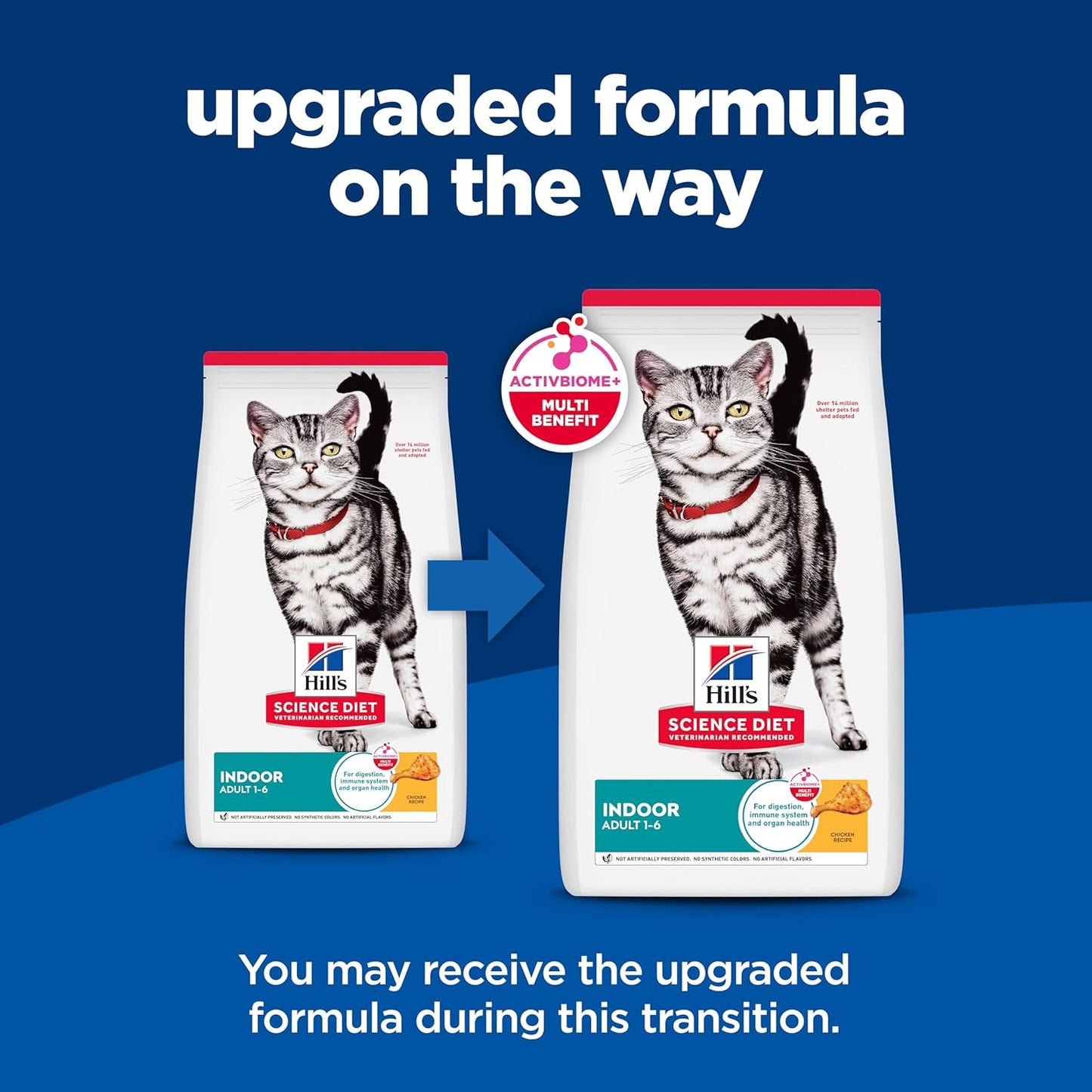 Hill'S Science Diet Indoor, Adult 1-6, Easy Litter Box Cleanup, Dry Cat Food, Chicken Recipe, 3.5 Lb Bag